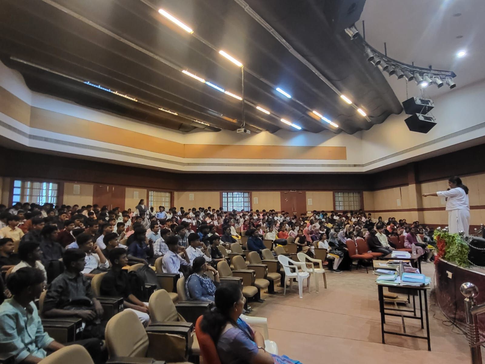 A group of young people at a leadership summit